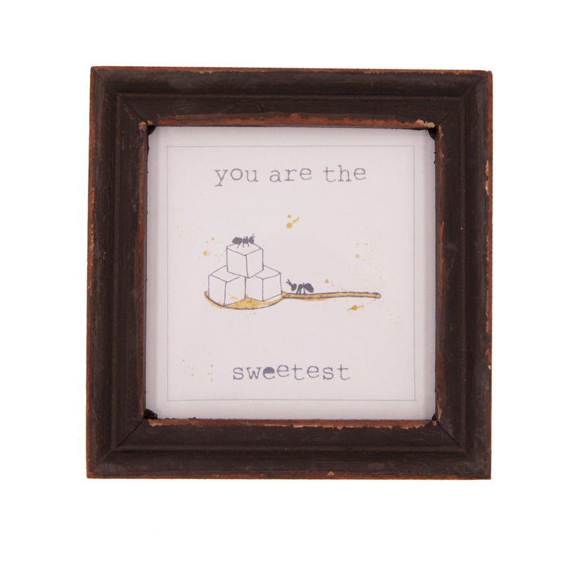 You are the Sweetest Wood Framed Decor - Picture Frames &