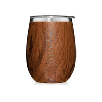 Wooden stem stamer with stainless lid featured in UNCORK’D WINE TUMBLER