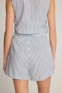 Women’s boho chic clothing featuring Striped Shorts and Top Set from Sunday Ritual Dahlia Shorts at Shop Daisy