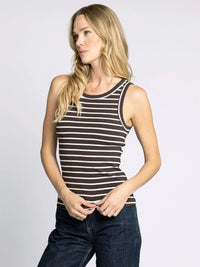 Striped tank top from Edlin Basic Tank collection, perfect basic tank for any outfit