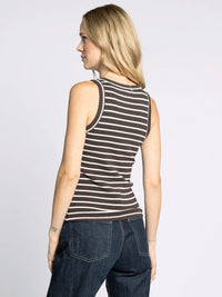 Striped tank top from Edlin Basic Tank collection for casual everyday wear