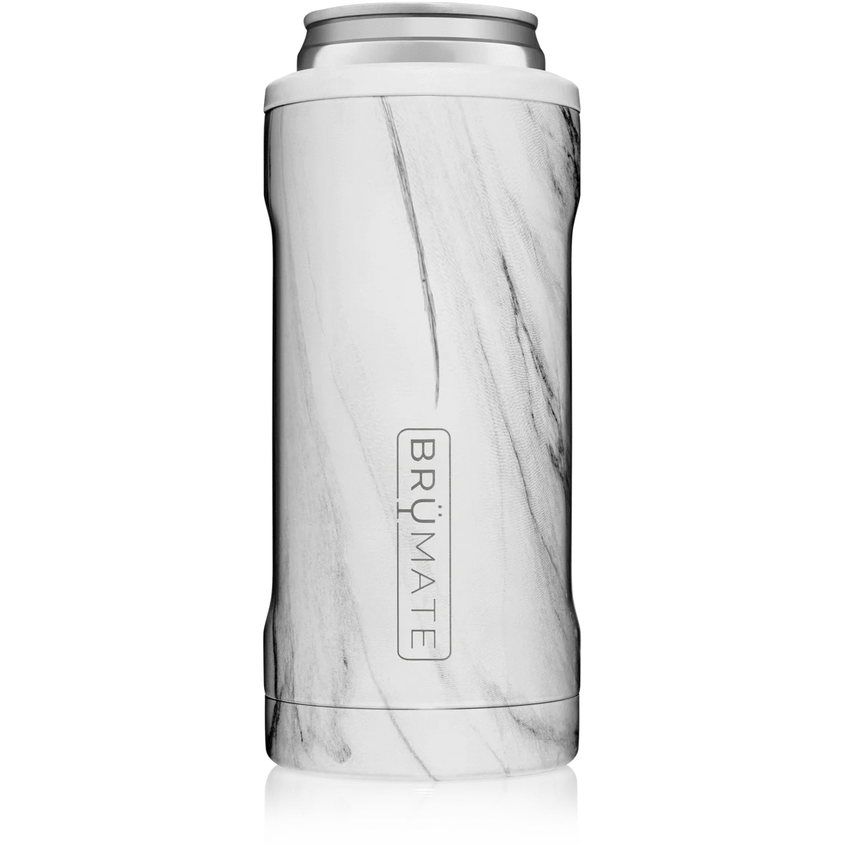 Therme can cooler with marble pattern for HOPSULATOR SLIM, designed for 12oz slim cans