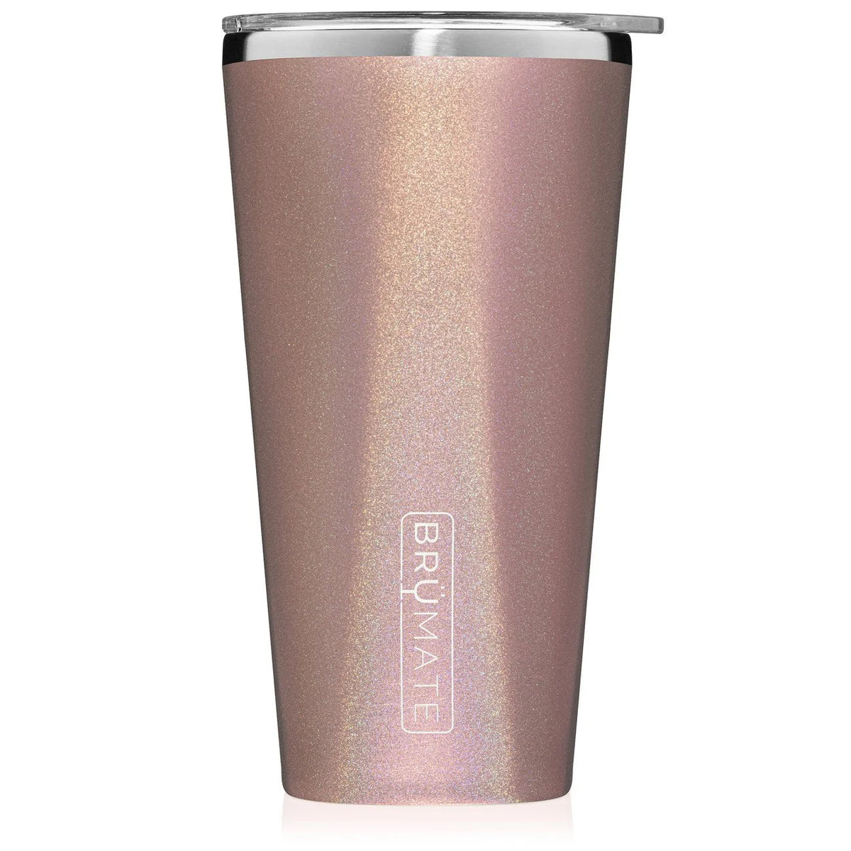 Therme Tumbler in metallic pink and silver, featuring innovative Bevguard technology for Imperial Pint