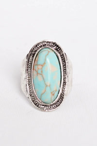 Vintage Turquoise Ring featuring an elegant turquoise stone in a classic design