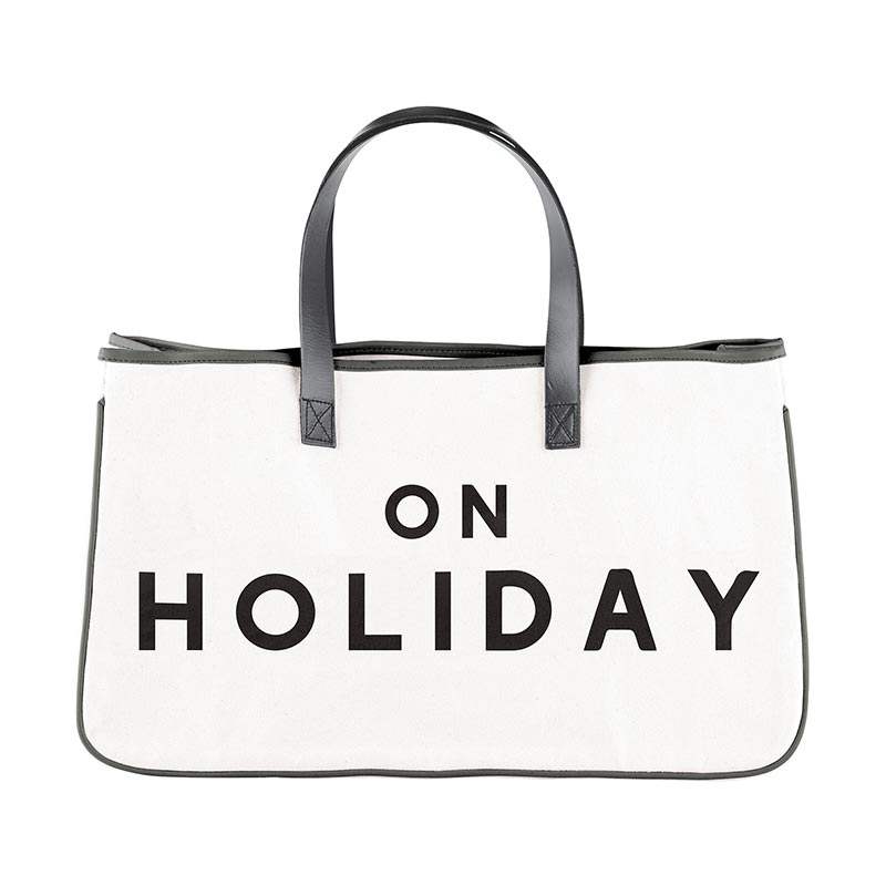 On Holiday Canvas Tote - Totes & Bags