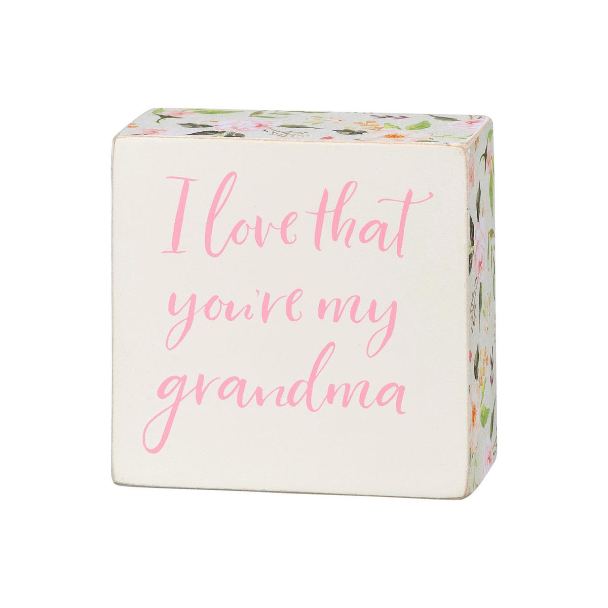 Grandma Floral Box Sign - Signs & More