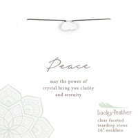Crystal Peace Color Power Necklace - Necklaces