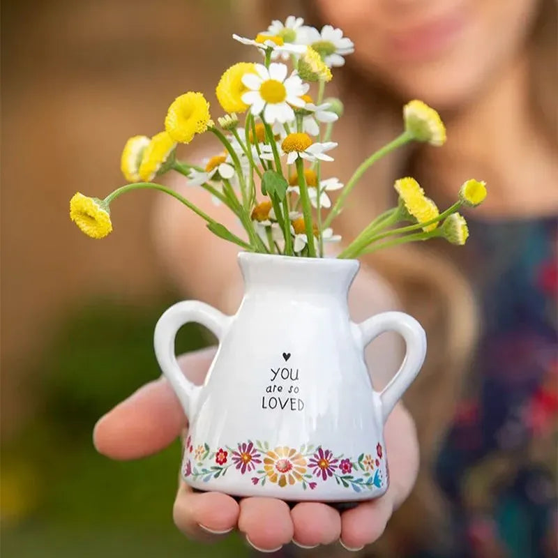 YOU ARE SO LOVED ARTISAN BUD VASE