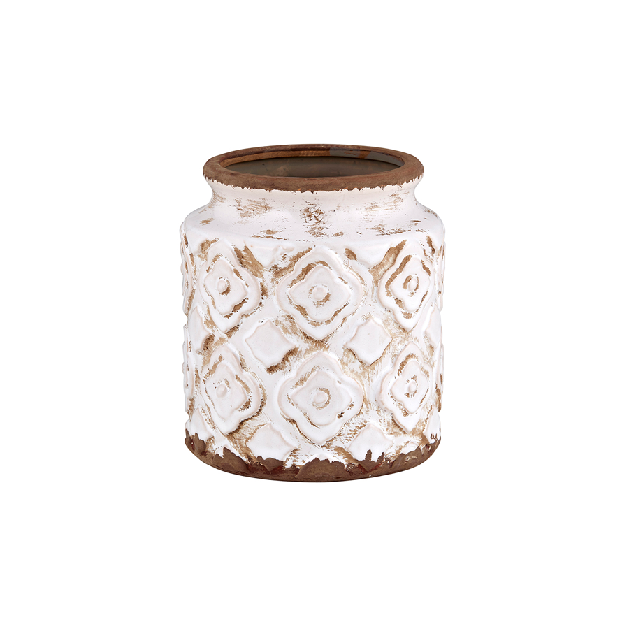 Cream Cylinder Vase - Mugs Cups & Serveware
