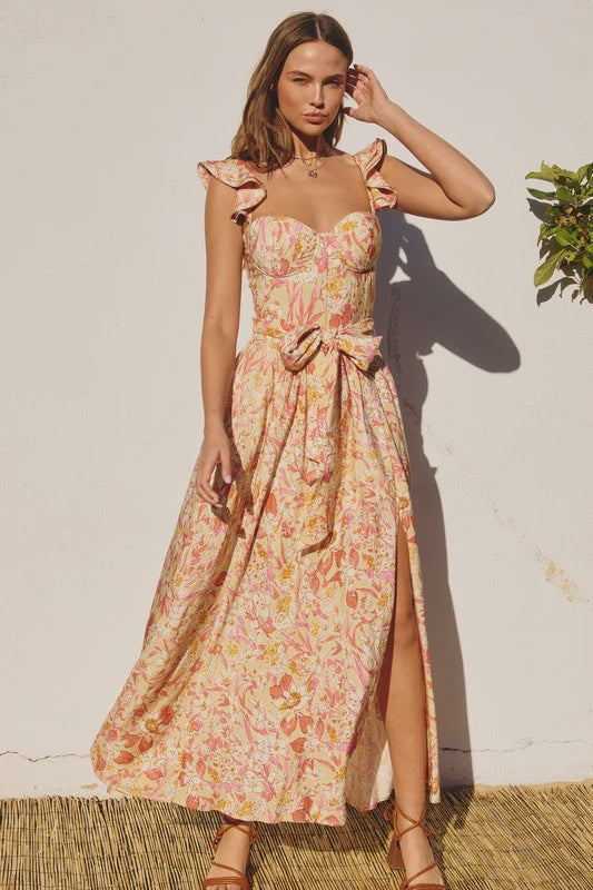 Floral print maxi dress for sunny days