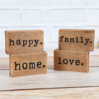 Family. Wood Block Sign - Signs & More
