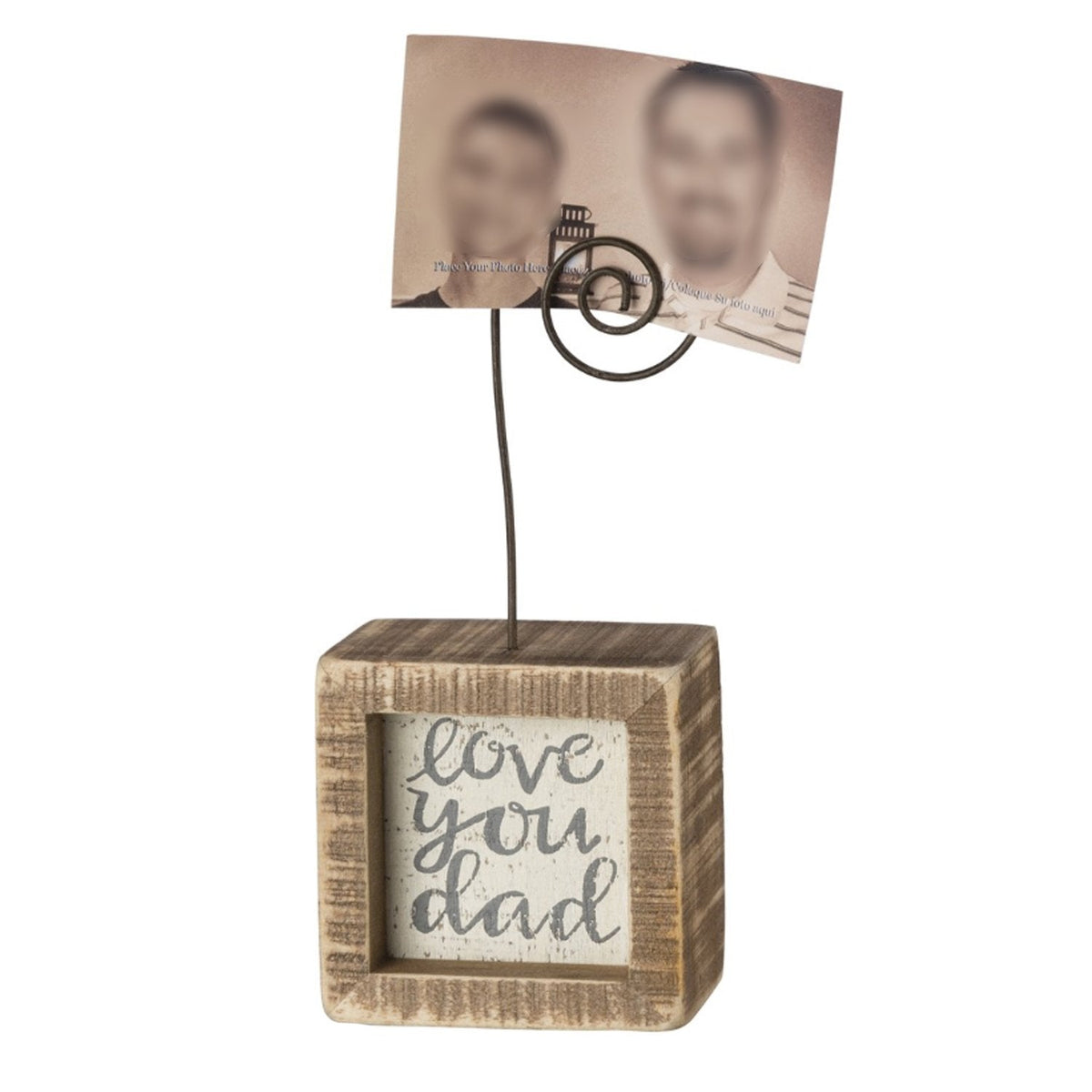 Love You Dad Photo Block - Signs & More