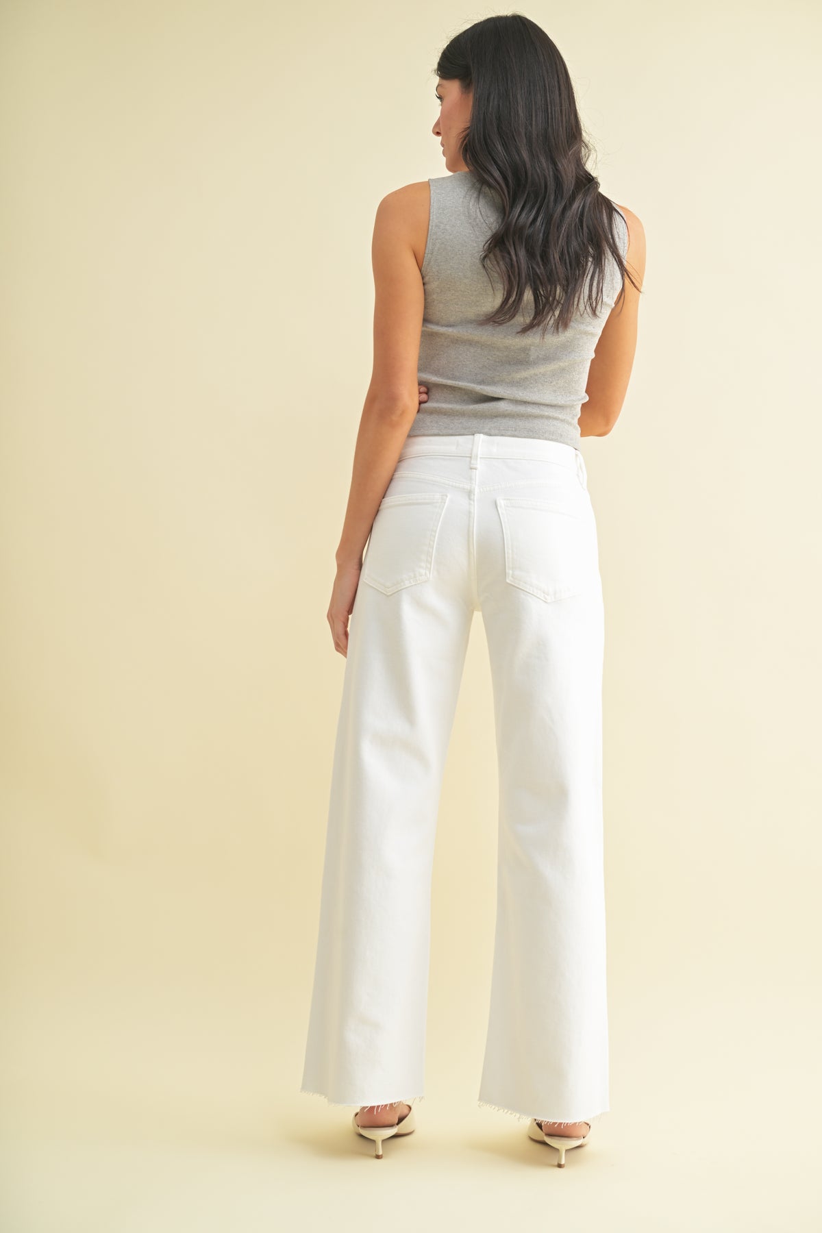 LONGER LENGTH WIDE LEG DENIM