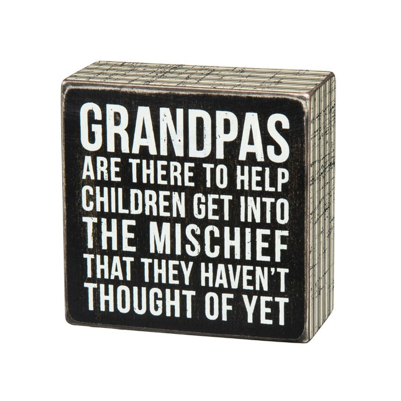 Grandpas Box Sign - daisy lane